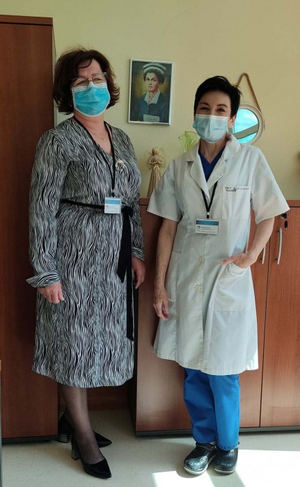 Pielęgniarka Naczelna - mgr Marcjanna Nowak, Pielęgniarka Epidemiologiczna - mgr Magdalena Wirowska